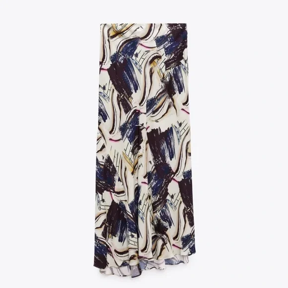 ✨SALE✨ ZARA LONG PRINTED SKIRT ✨SALE✨ - Picture 2 of 6